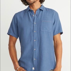 NWT Marine Layer Lance Button Down Ashley Blue